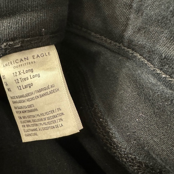 American Eagle Blue Ne(x)t Level Super Hi-Rise Jegging size 12 - Picture 5 of 6
